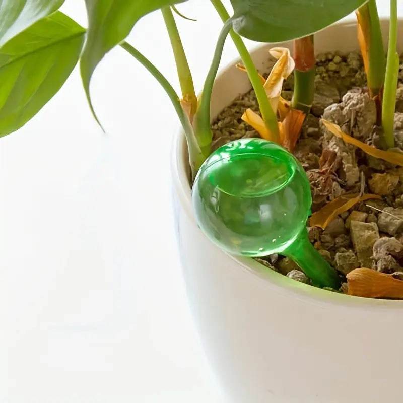 Self-Watering Globes – 5pcs Automatic Plant Watering Devices for Indoor & Outdoor Pots