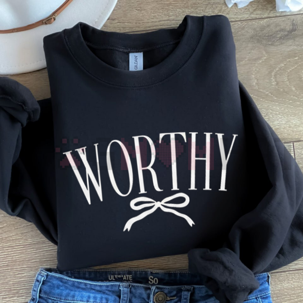 "Worthy" Minimalist Sweatshirt