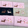Embroidered Dachshund Valentine’s Day Sweatshirt