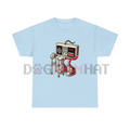 Retro Gaming Pattern T-Shirt – Fun Old Video Game Console Design, Unisex Cotton Tee