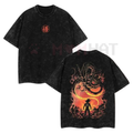 Namek Dragon Summoner T-Shirt – Vintage Washed Oversize Anime Tee