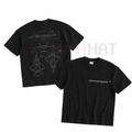 WARBORN F-22 Raptor Blueprint Double Sides T-Shirt – Vintage Lockheed Martin Graphic Tee