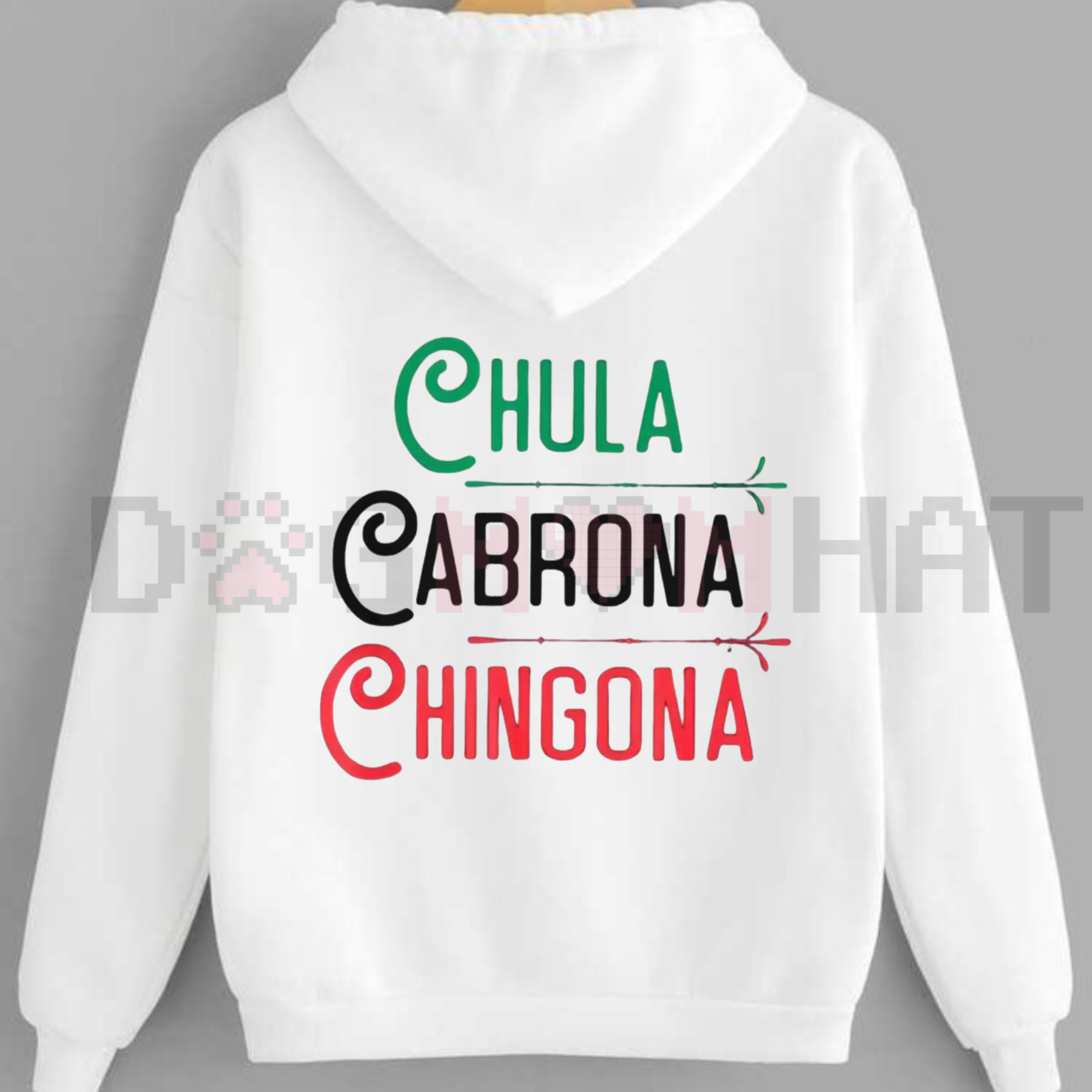 "Chingona" Chola Mexican Pride Hoodie