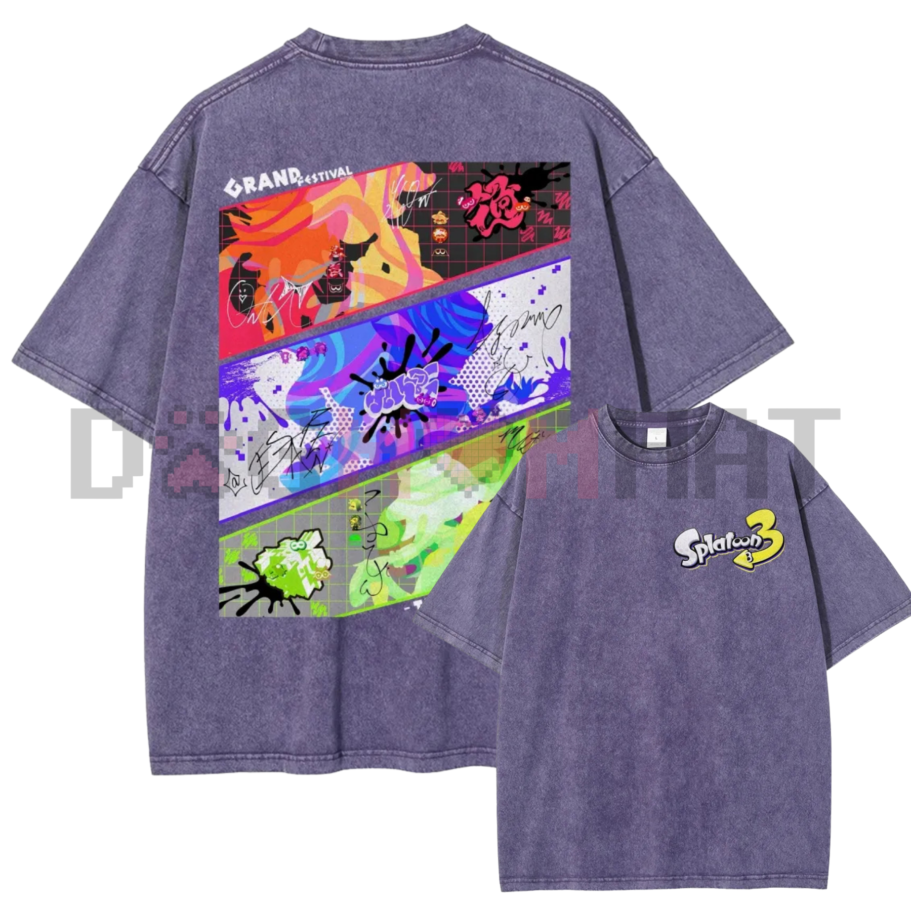 Splatoon 3 Unisex T-Shirt & Y2K Retro Anime Graphic Tee