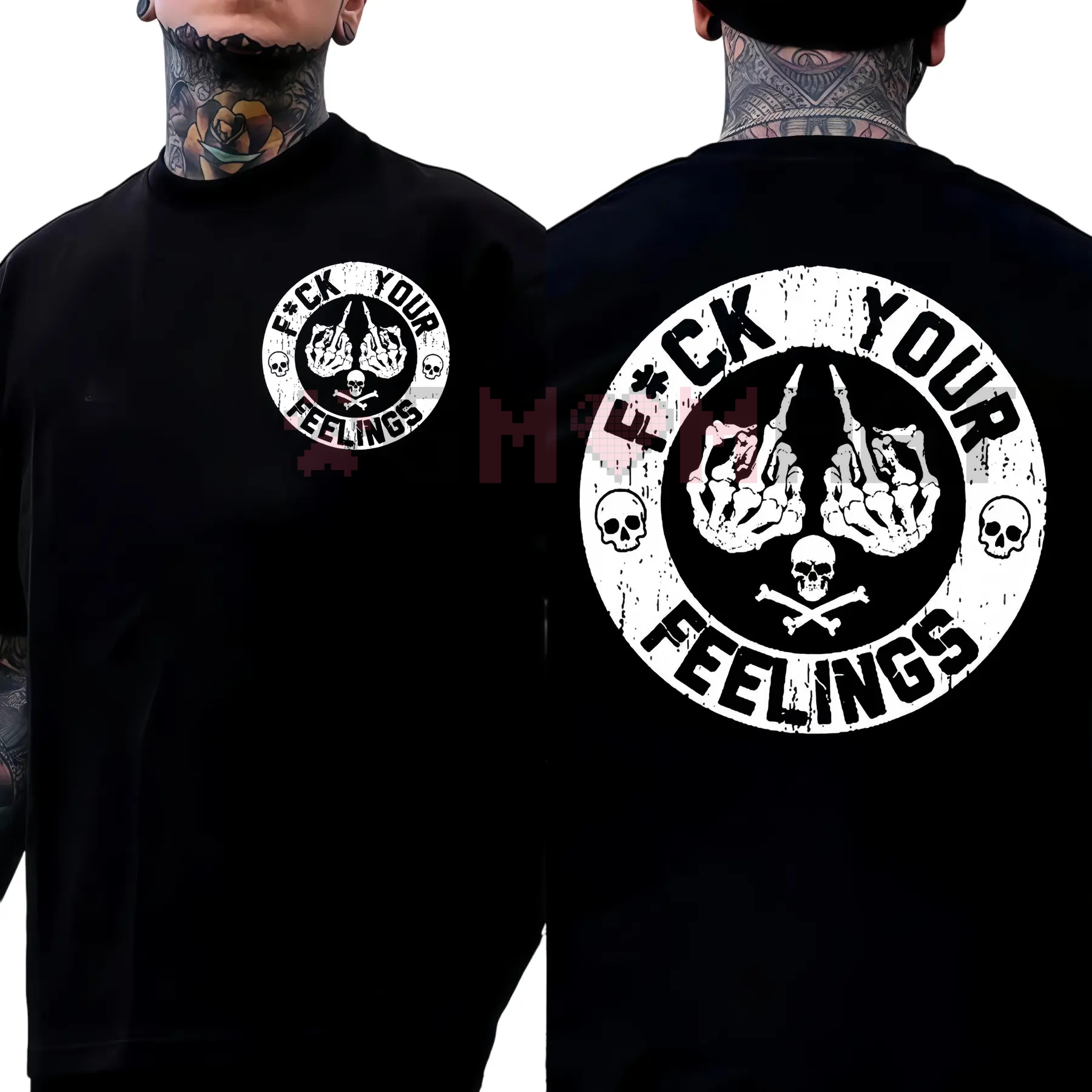 F*ck Your Feelings Skull Tee – Bold Statement Graphic T-shirt