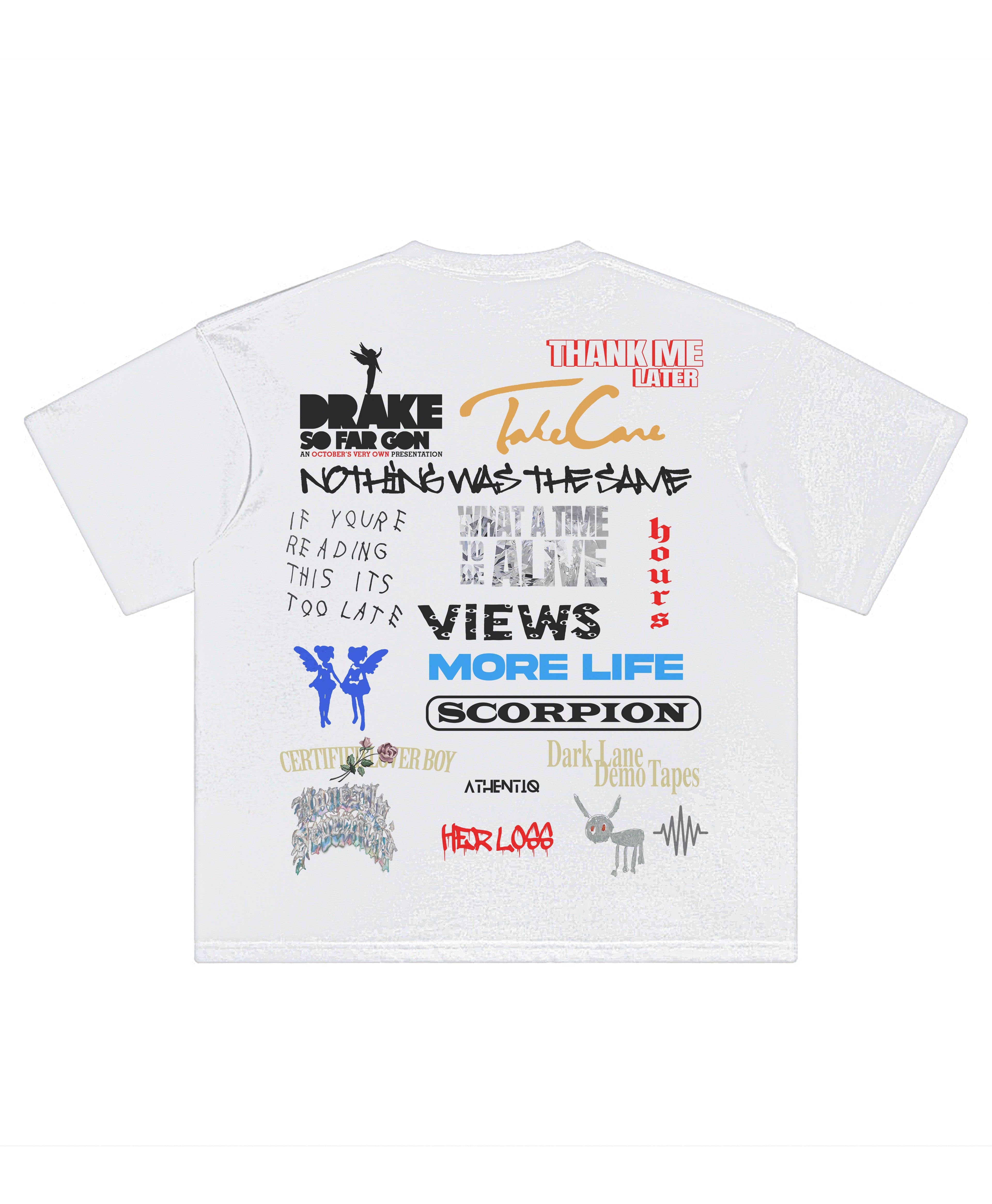 2-Sided Drake "What Did I Miss?" Album Shirt – Full Color Music Tee for Fans