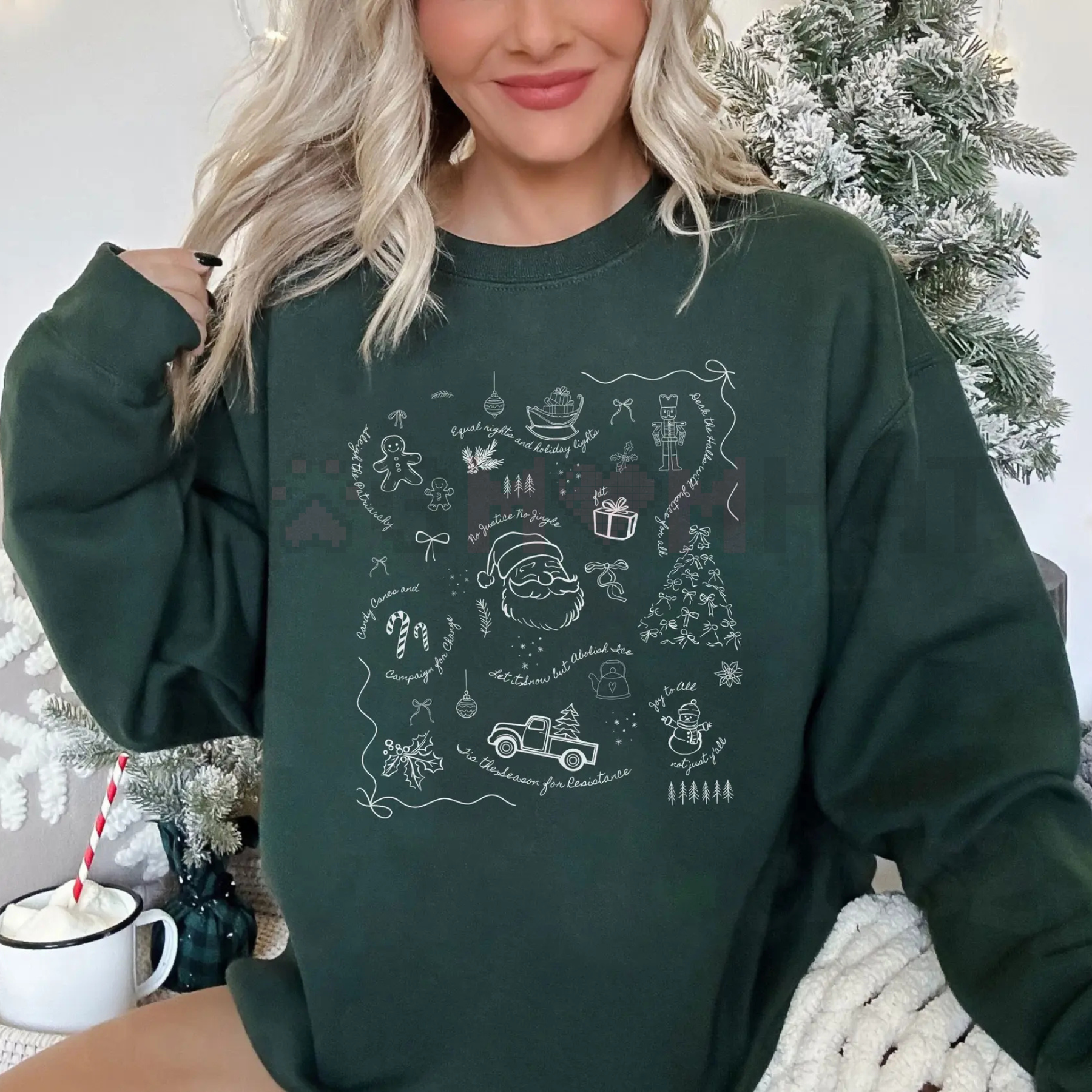 Feminist Coquette Protest Crewneck