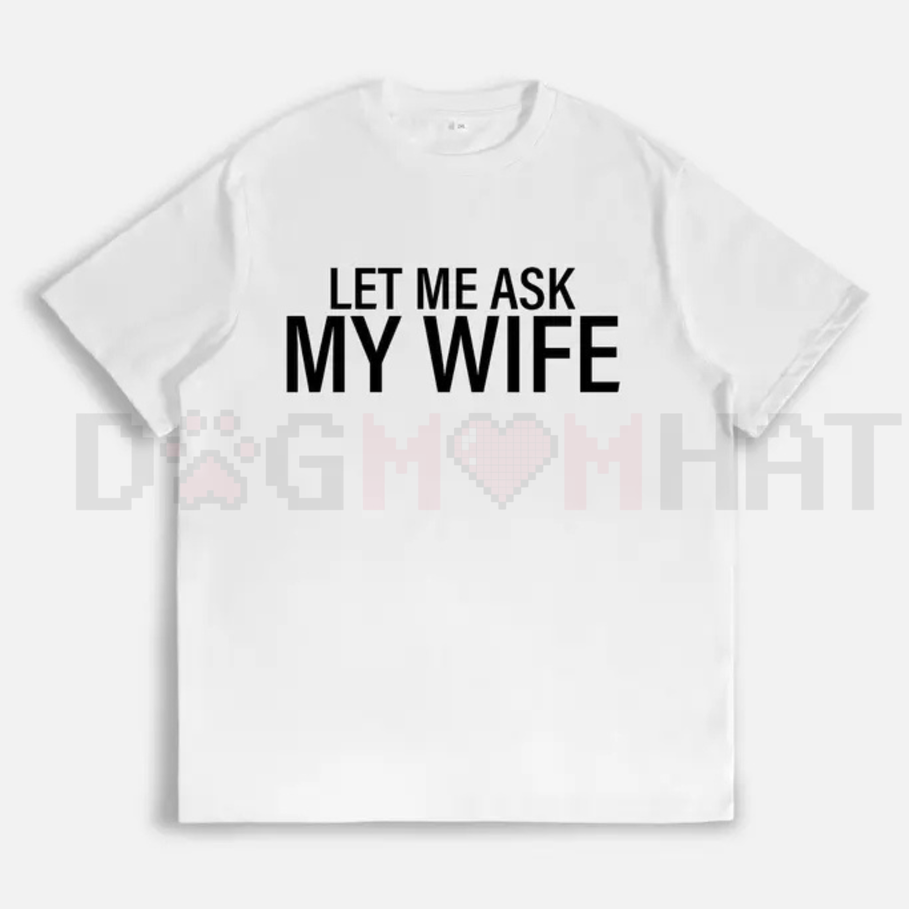 Men's Crewneck Sweatshirt – Bold White Text Slogan Statement Pullover