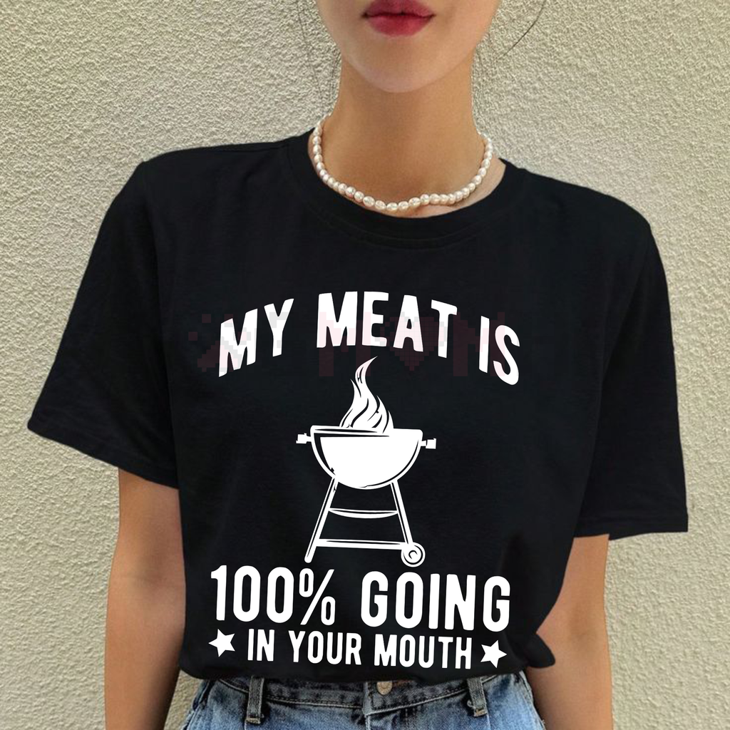 Funny Innuendo BBQ Master T-Shirt – Unisex Grilling Humor Tee