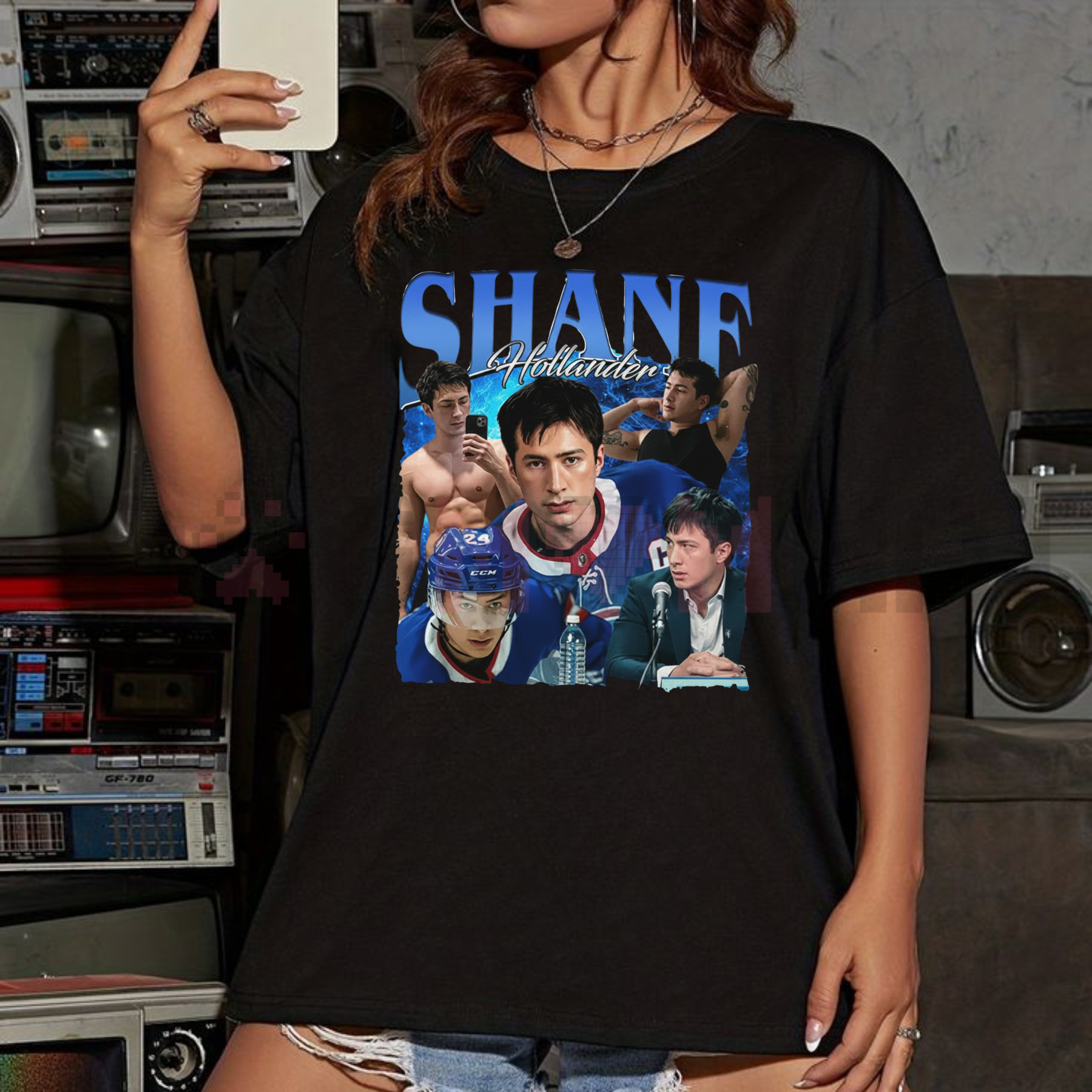 Shane Hollander Hockey Graphic Tee