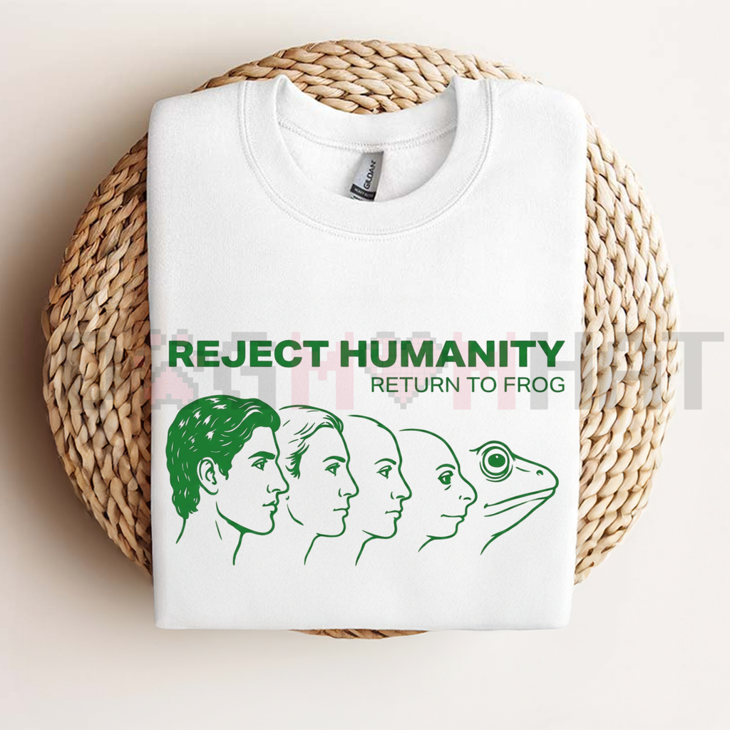 "Reject Humanity Return to Frog" Meme T-Shirt