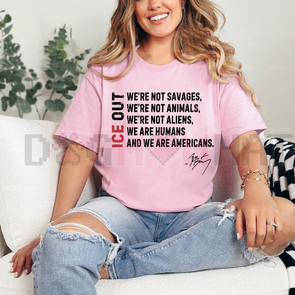 Retro "I.C.E. Out" Political Activist Tee