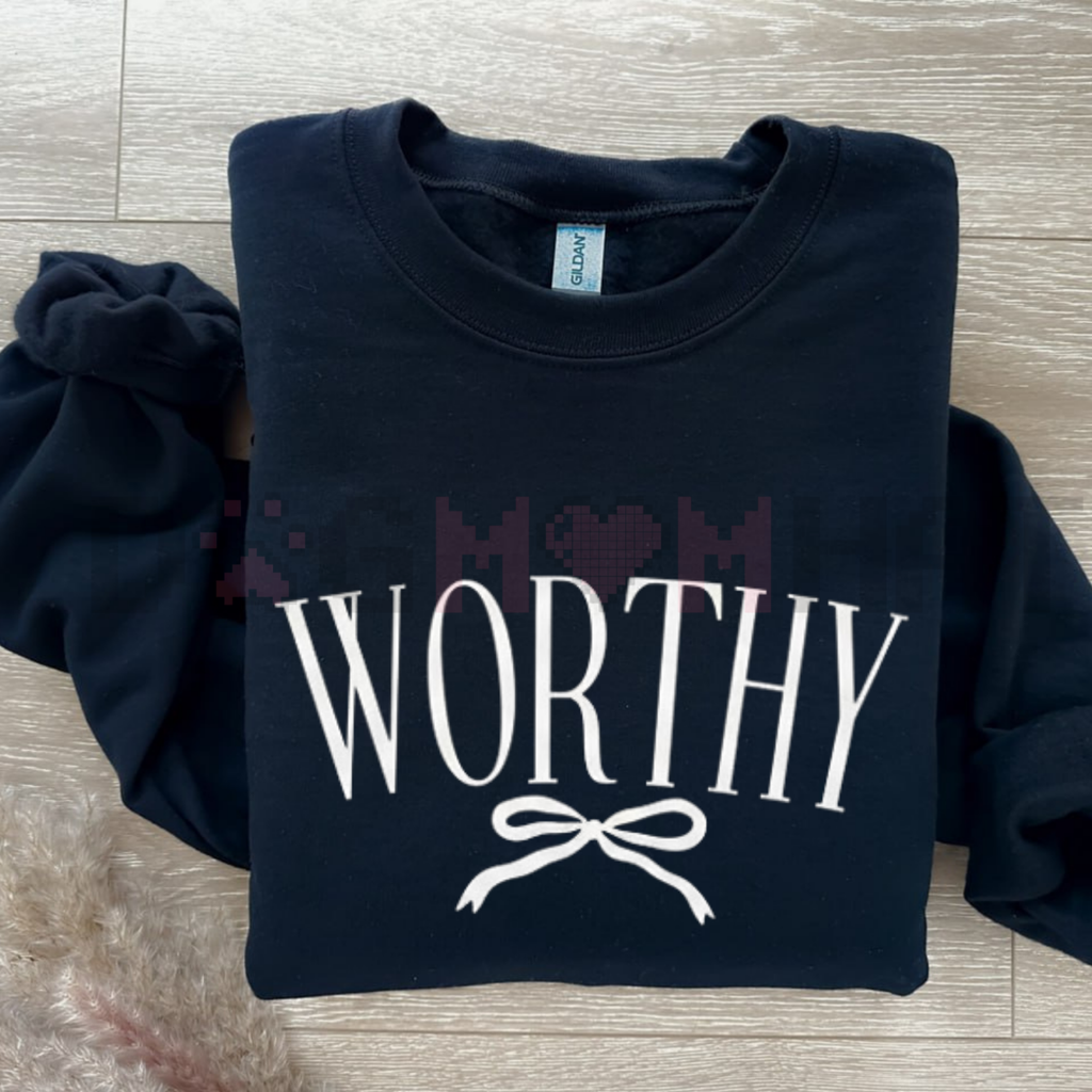 "Worthy" Minimalist Sweatshirt
