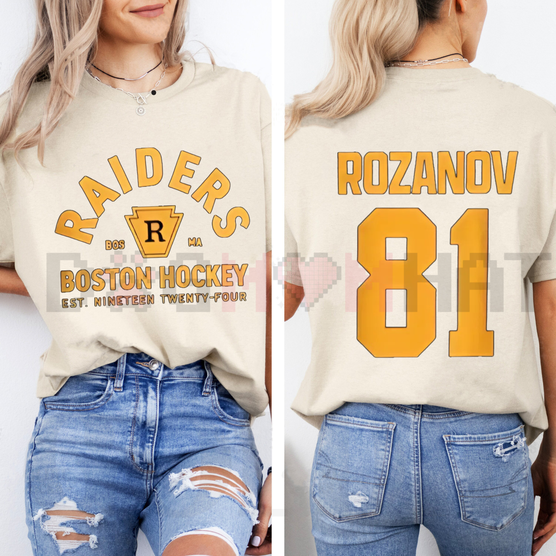 Retro Hudson Williams & Connor Storrie 2-Sided T-Shirt