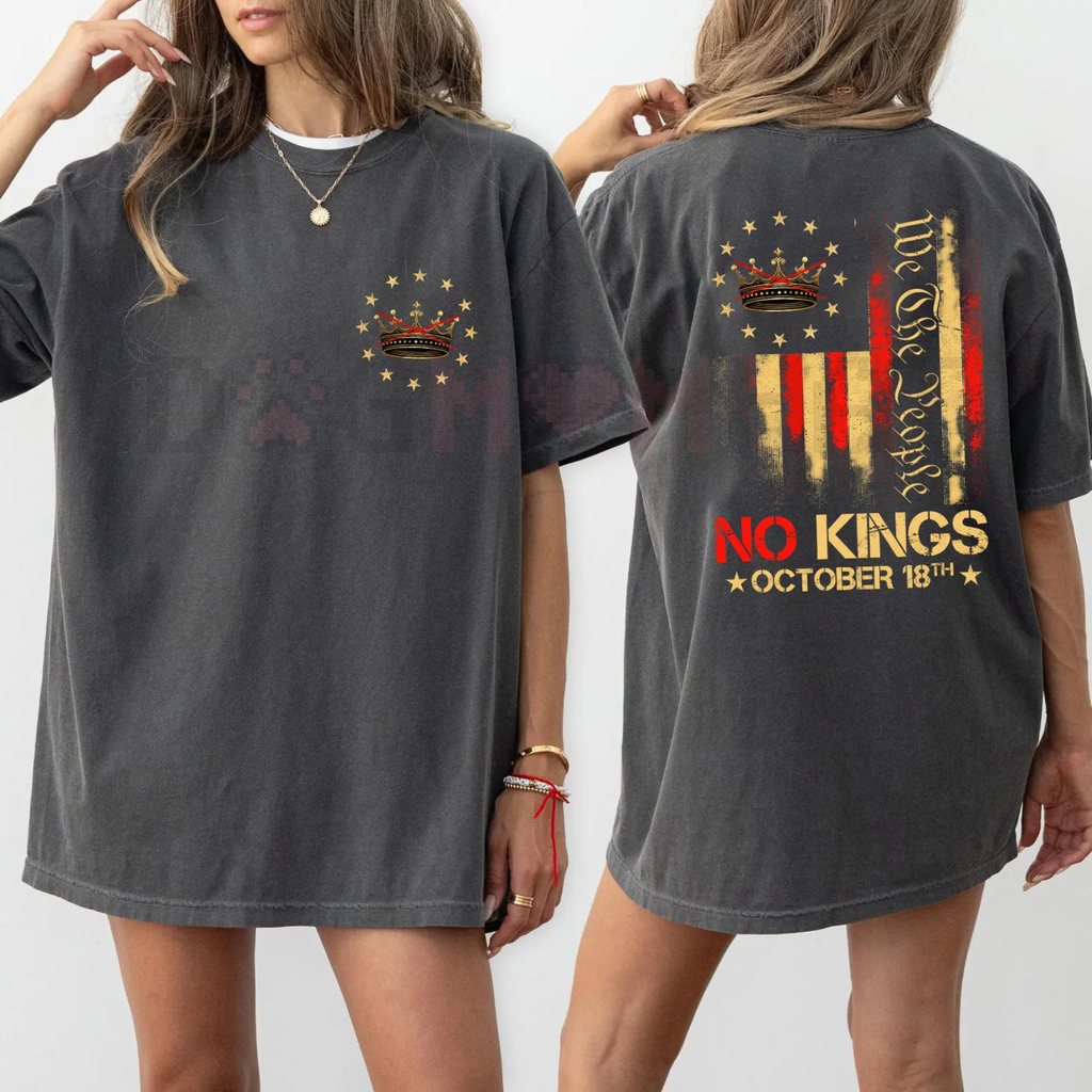 "No Kings in America: We The People" Shirt – Nope Kings 2.0 Tee (Oct 18)