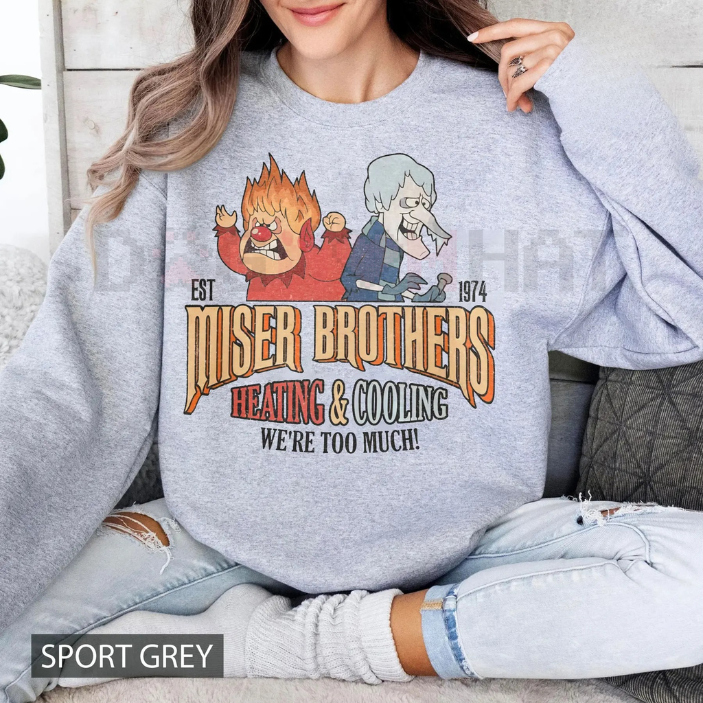 Miser Brothers "We Are Too Much" Heating and Cooling Shirt & Sweater