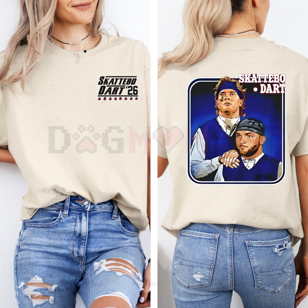New York Giants Cam Skattebo #26 T-Shirt – Jaxson Dart Rookie Hype Tee