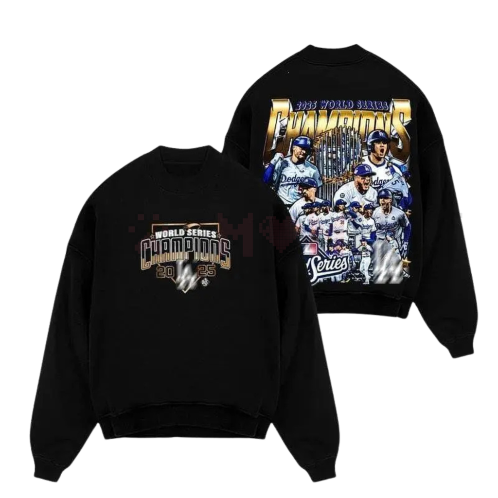 Dodgers World Series Champs 2025 Gear – Pantone 294 Dodgers Nation T-Shirt/Sweatshirt/Hoodie