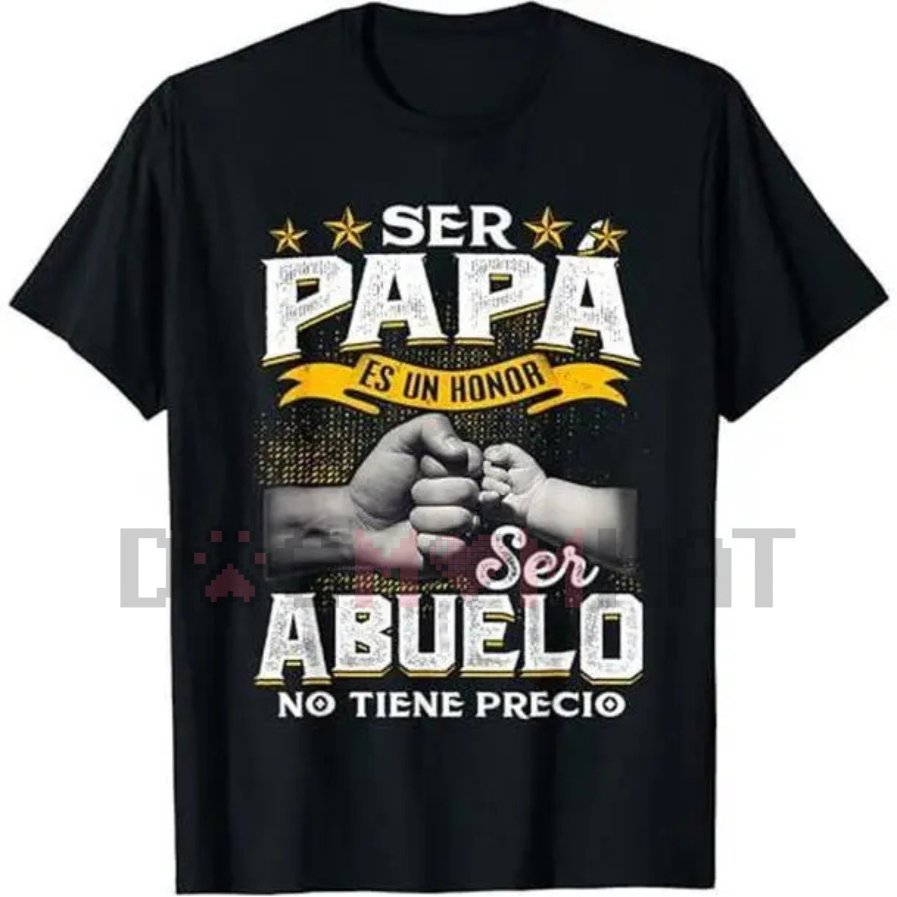 Funny Spanish Grandpa Shirt: "Ser Papá Es Un Honor, Ser Abuelo No Tiene Precio" - Menswear Cotton Tee
