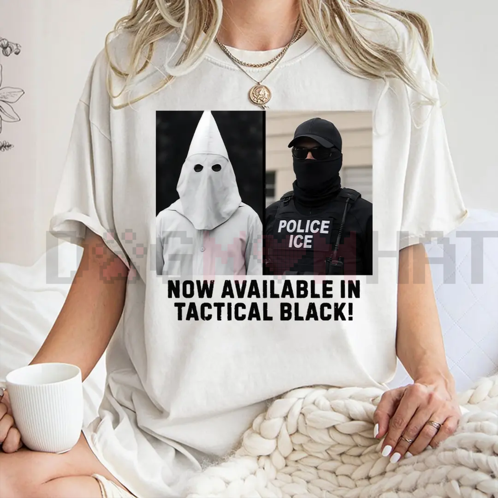 Anti-ICE "Tactical Black" Activist T-Shirt
