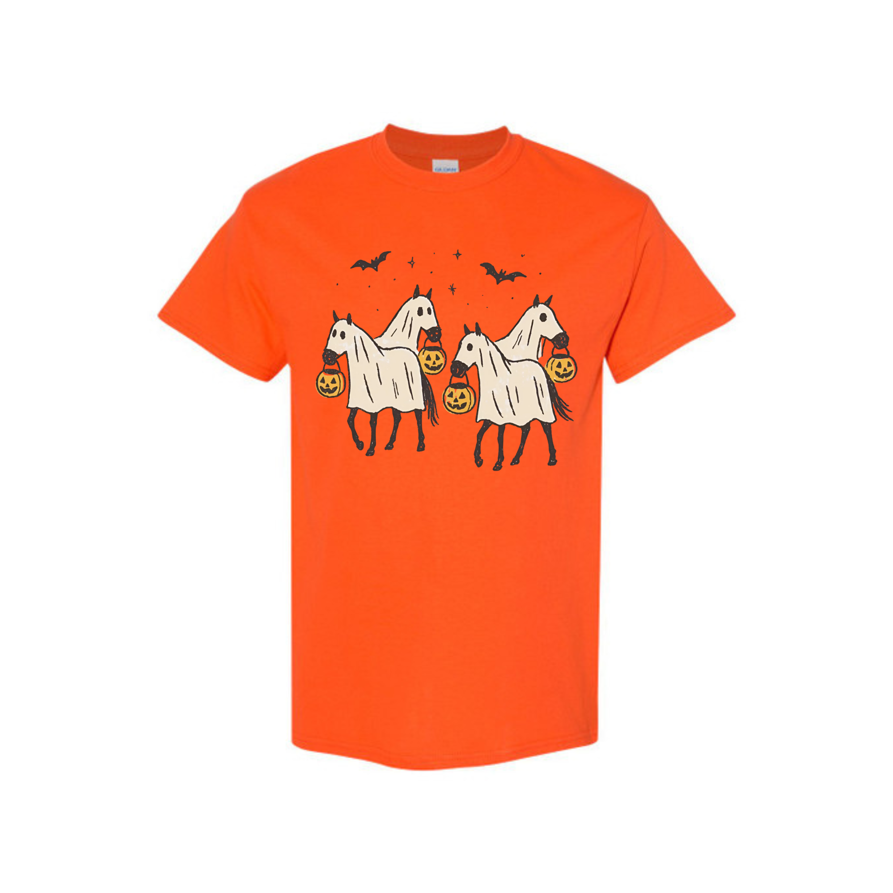 "Night-Mare" Unisex Tee – Creepy Horse Graphic Shirt, Dark Humor Cotton Top