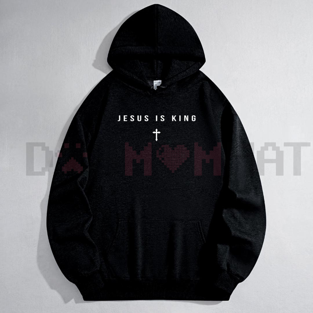 Jesus Is King Cross Graphic Hoodie