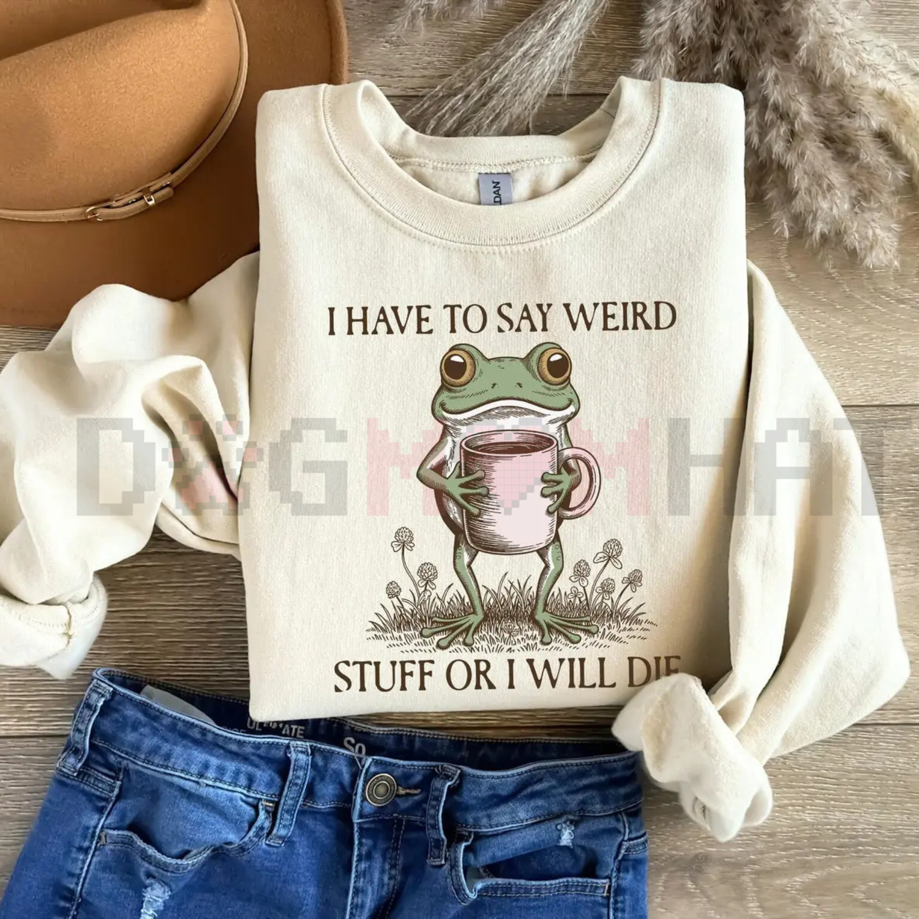 Funny Frog Sweatshirt
