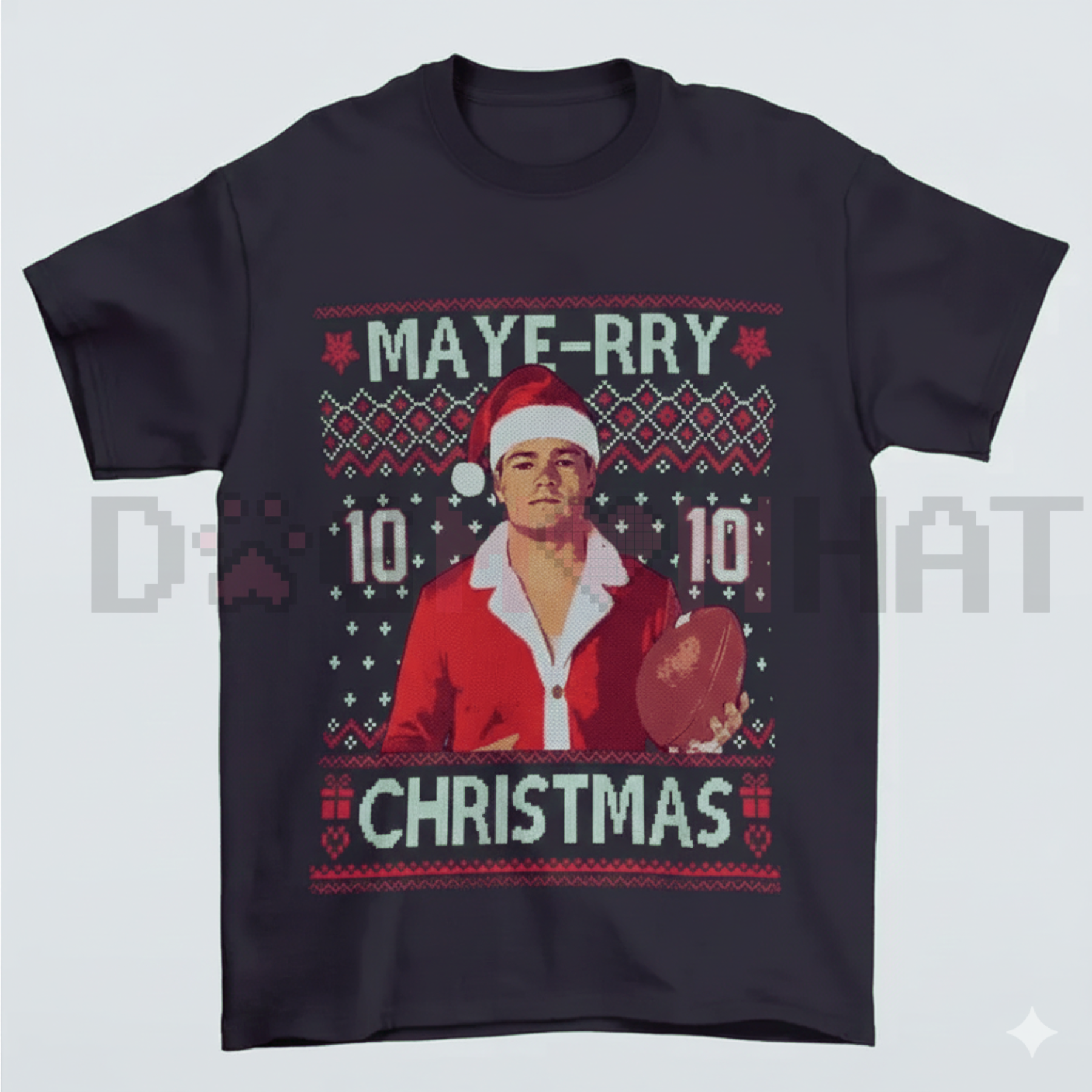 Drake Maye Christmas Tshirt – Unisex Holiday Crewneck
