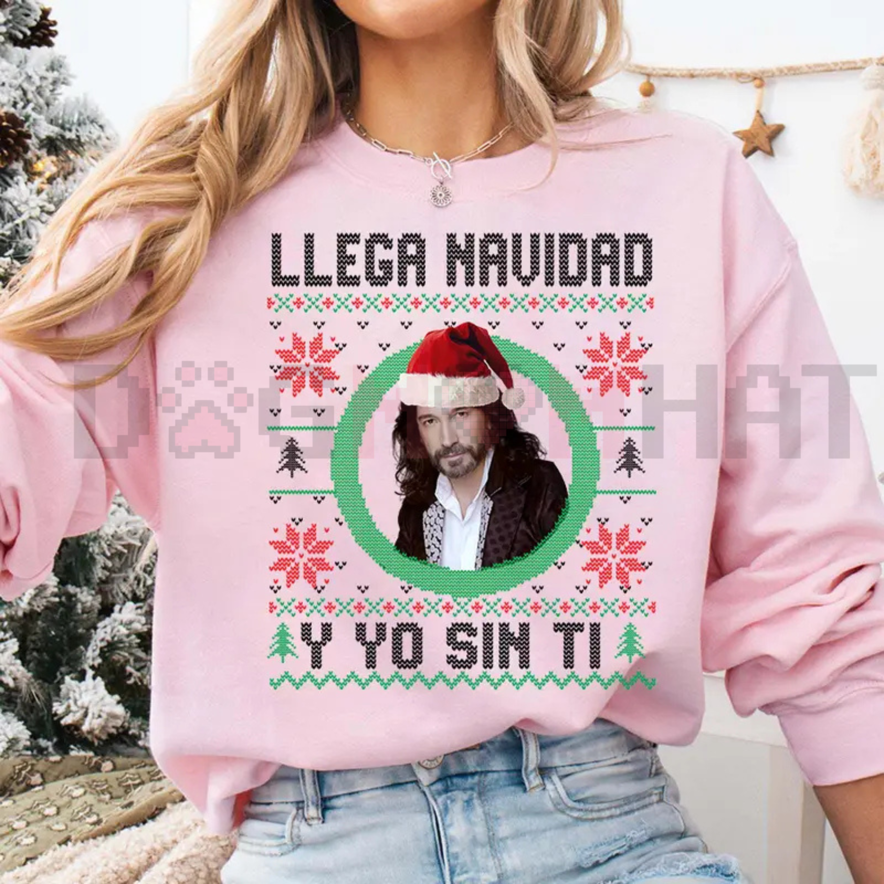 "Llega Navidad Y Yo Sin Ti" Sweatshirt