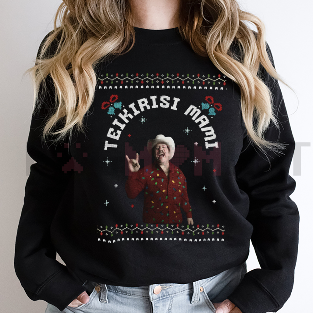 "Teikirisi Mami" Sweatshirt – Funny Spanglish Quote Jumper