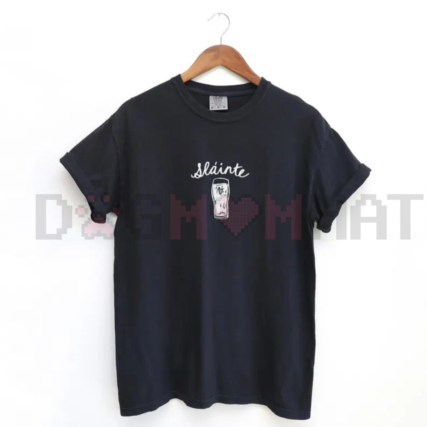 "Sláinte" Guinness-Inspired Irish Tee – Traditional Gaelic Beer Toast Shirt