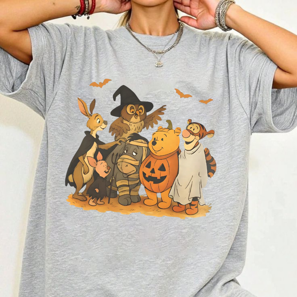Vintage Halloween Animal Friends T-shirt