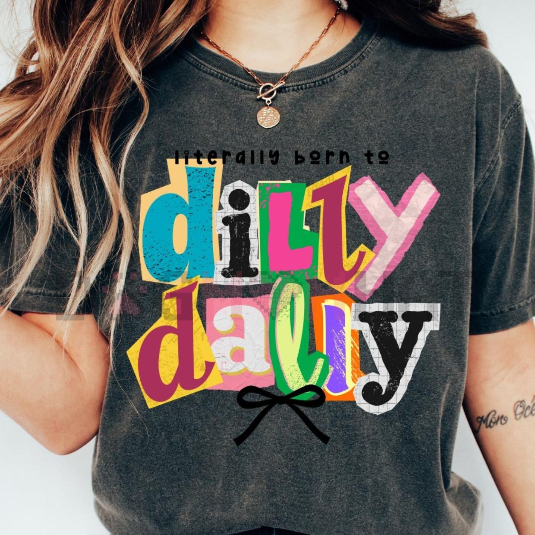 Retro Positivity Collage T-Shirt – Comfort Colors® Christian Faith Y2K Aesthetic