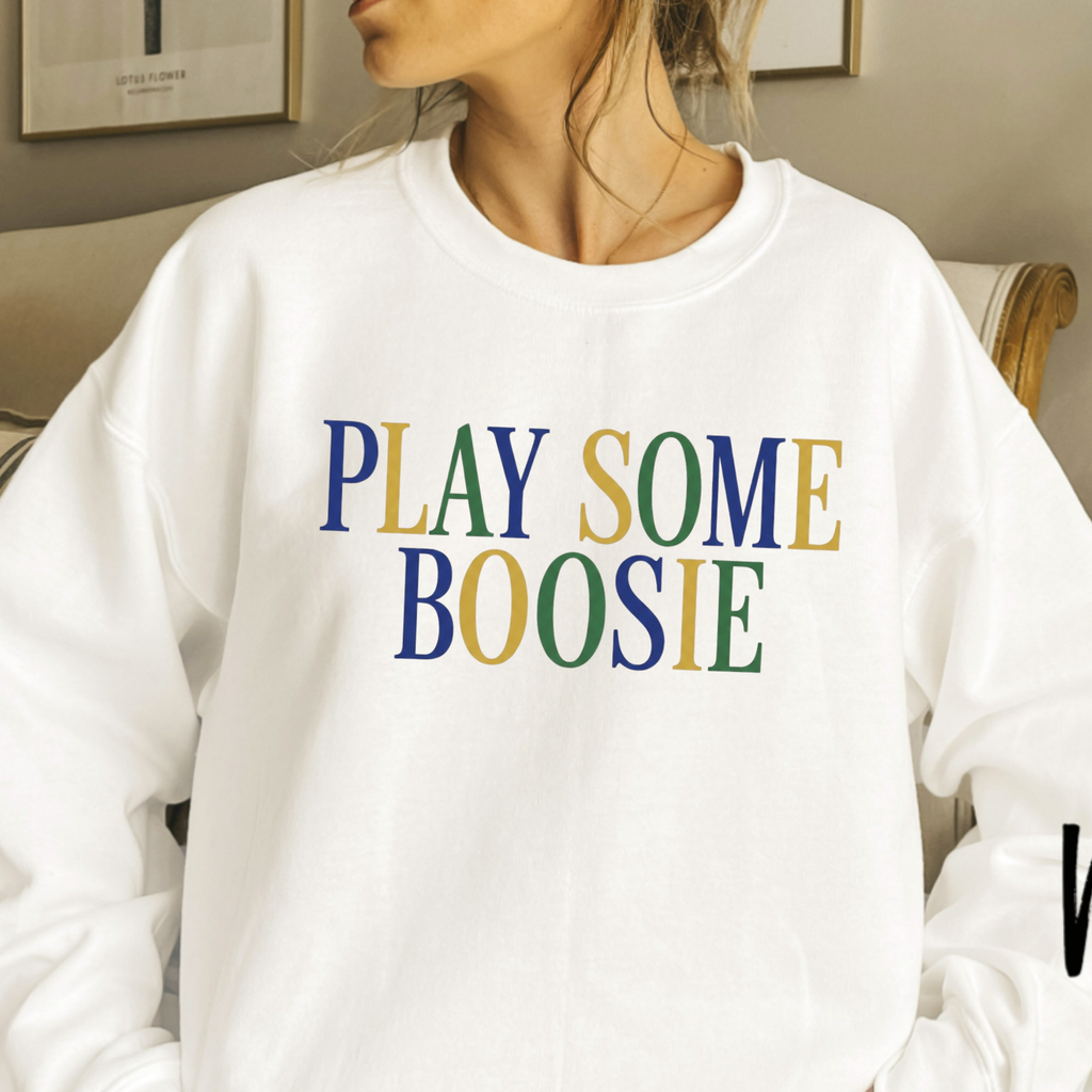 "Play Some Boosie" Funny Hip-Hop Sweatshirt