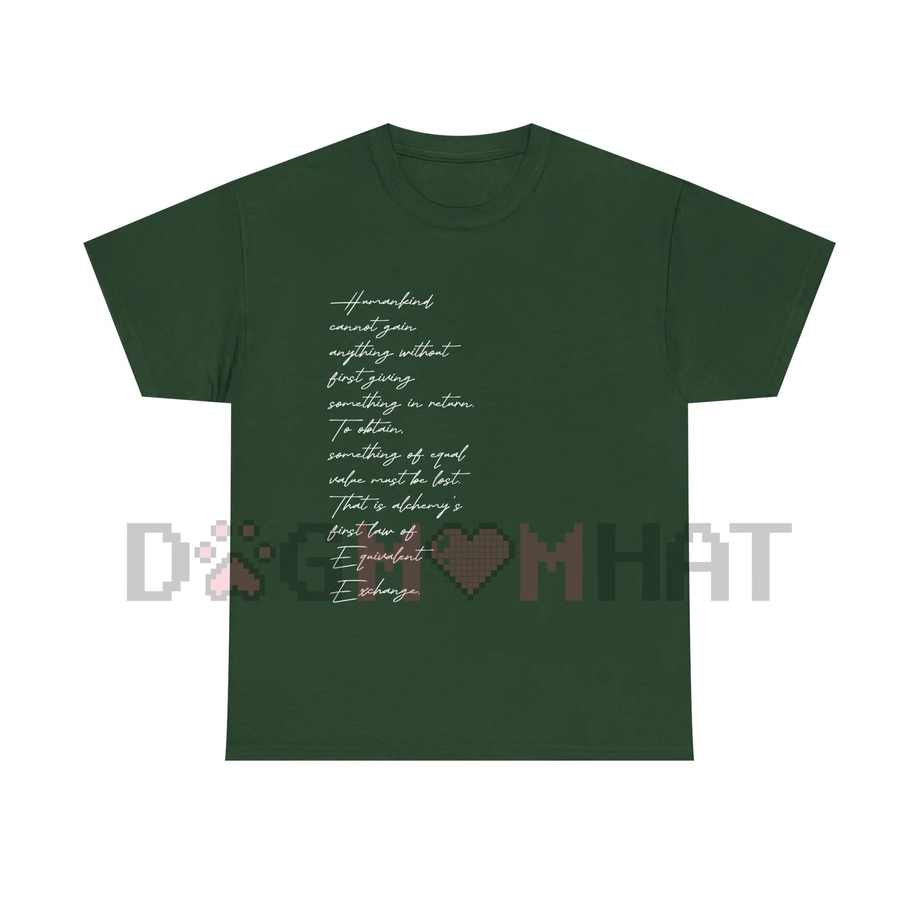 Equivalent Exchange T-Shirt – Fullmetal Alchemist Fan Apparel, Anime Manga Tee