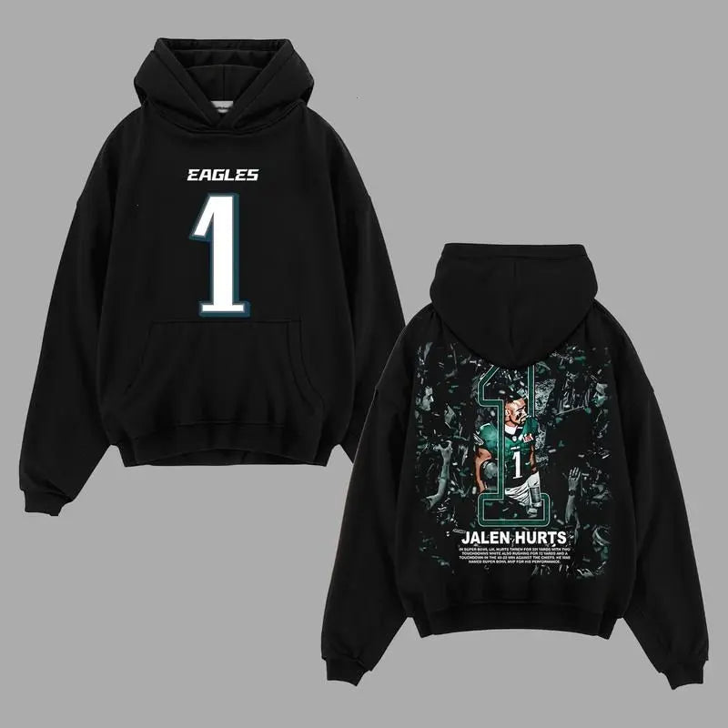 Jalen Hurts "Eagles Nation" Game Day Hoodie/Tee – "Hurts So Good" Philly Eagles Fans Outfit