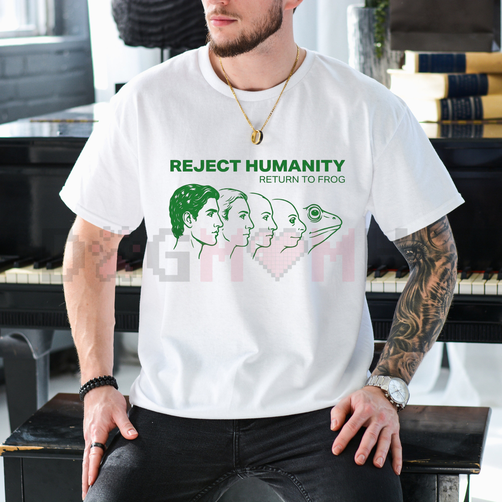 "Reject Humanity Return to Frog" Meme T-Shirt