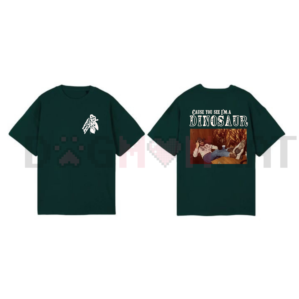 Hank Williams Jr. Dinosaur T-Shirt – Vintage Bocephus Outlaw Country Tee