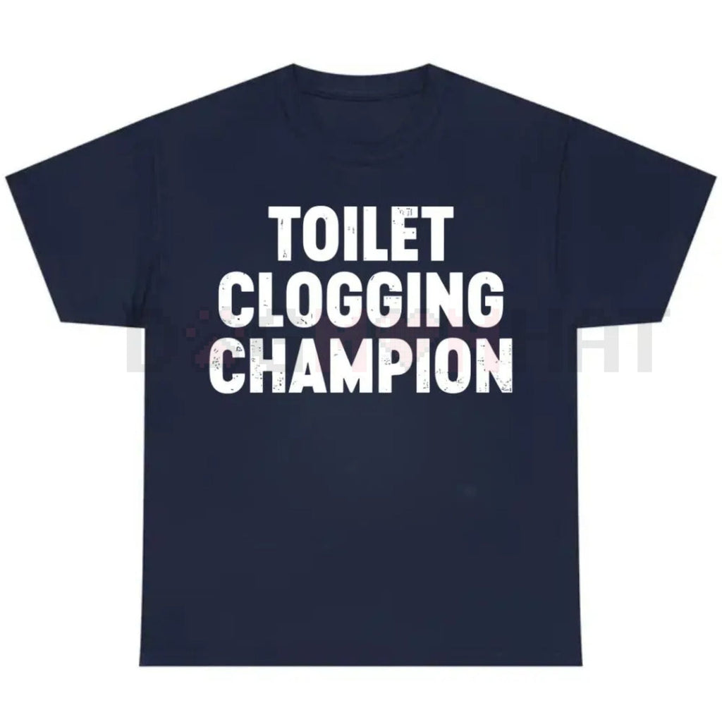 Toilet Champion Gag Gift Graphic T-Shirt