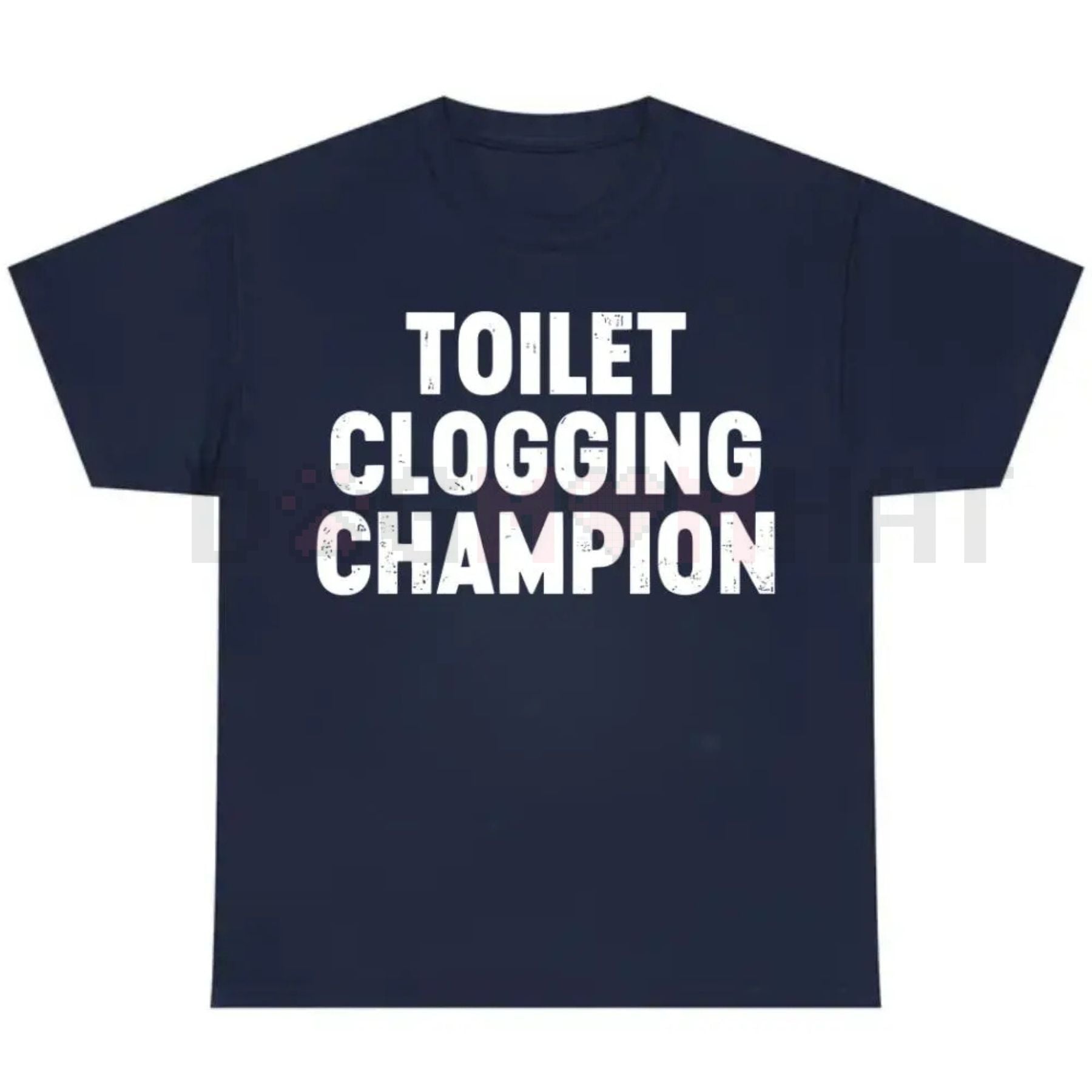 Toilet Champion Gag Gift Graphic T-Shirt