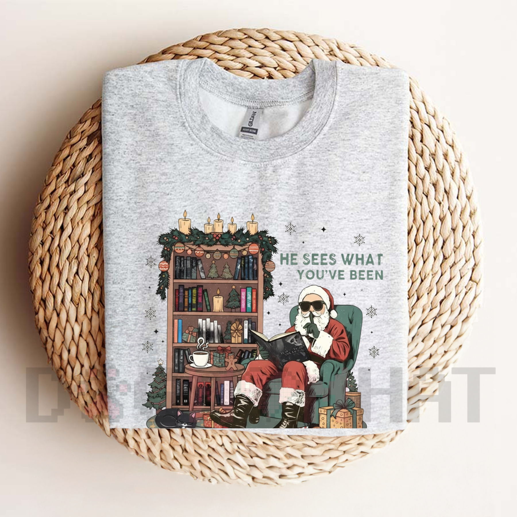 He Sees What You've Been Reading tshirt