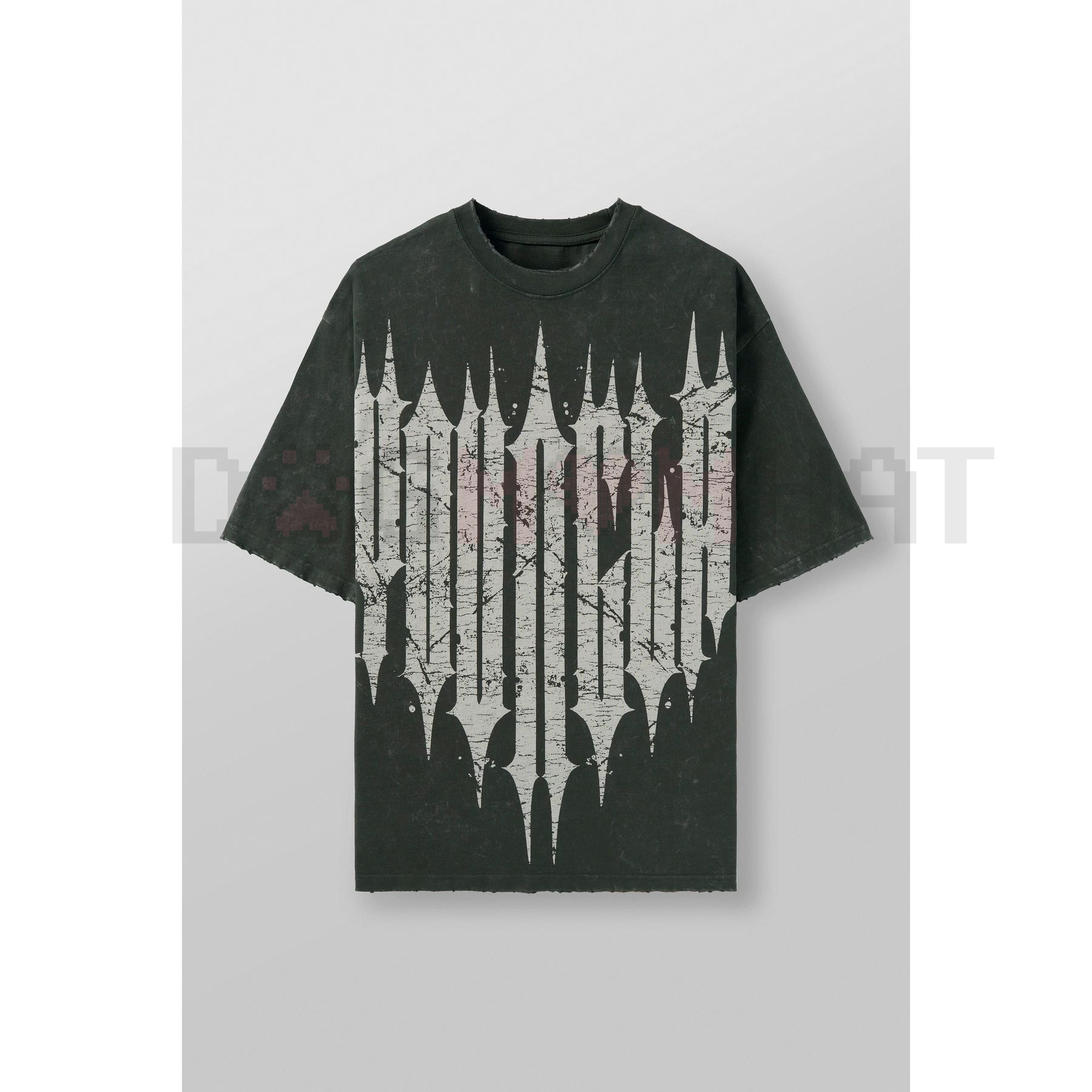 "Revenge" Washed T-Shirt – Oversized Gothic Streetwear Graphic Tee