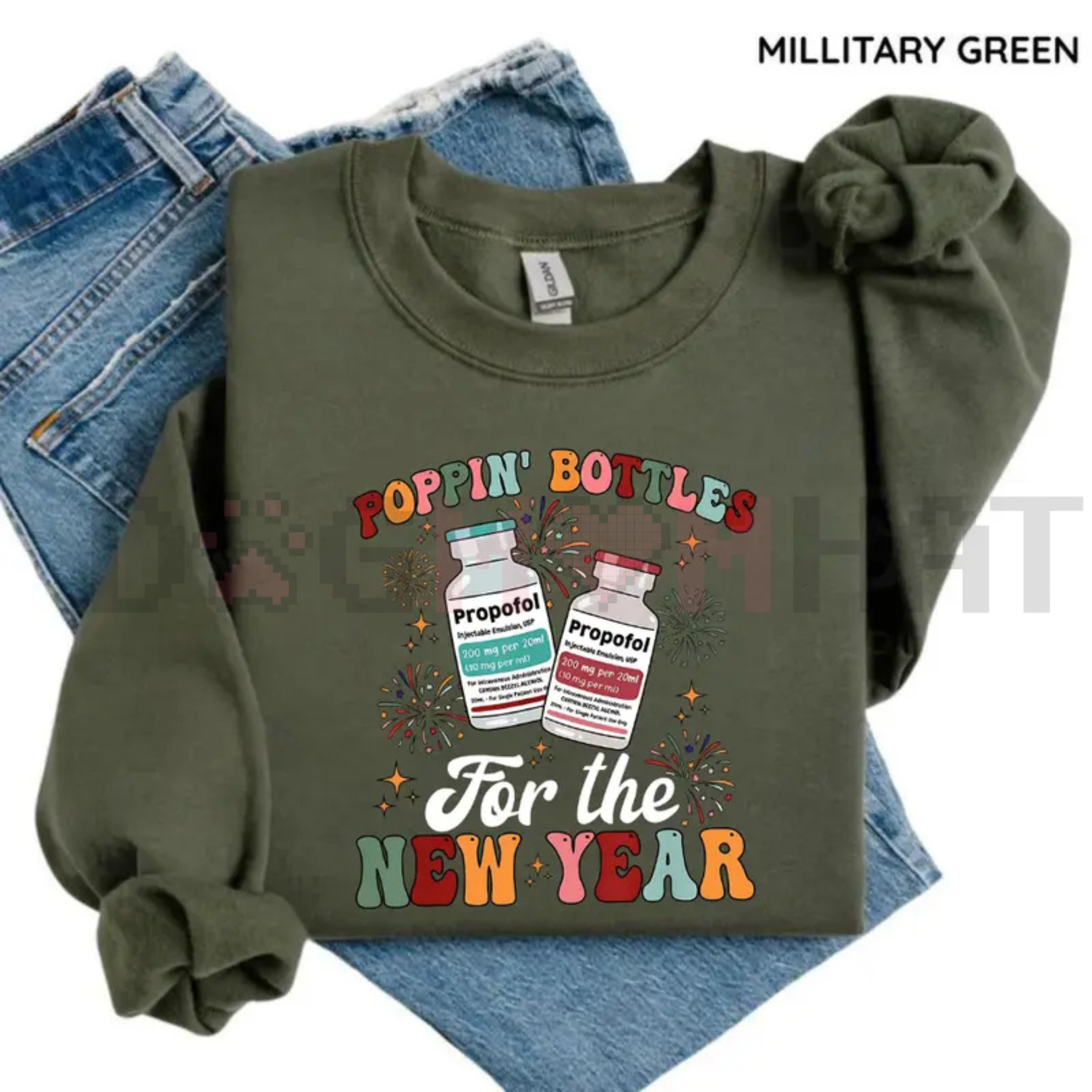 ICU Nurse New Year 2026 Sweatshirt