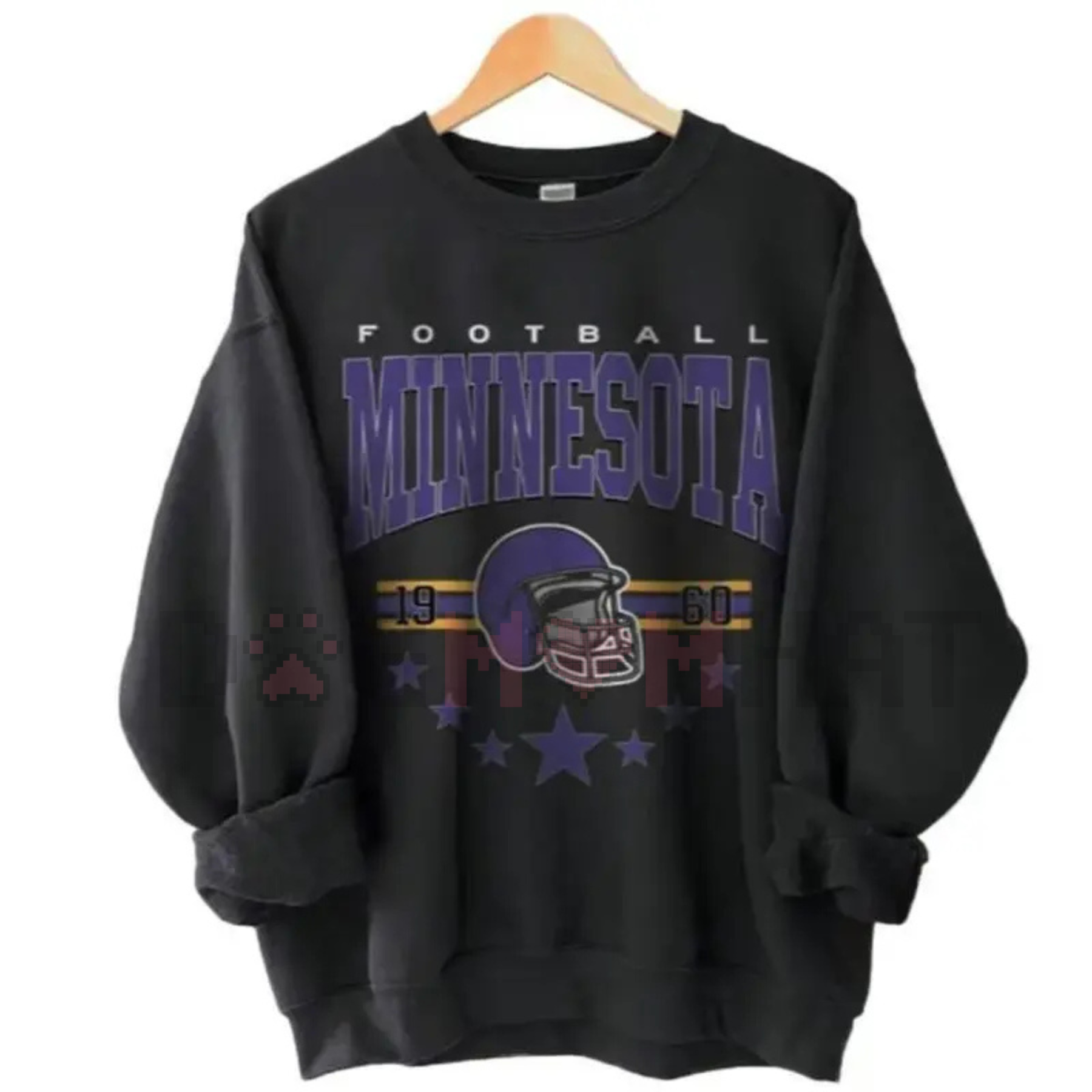 Vintage 90s All Team Football Sweatshirt – 1960s Cowboy Game Day Shirt Style, Unisex Football Fan Gift Sweater