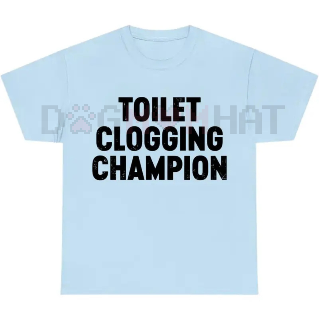 Toilet Champion Tee – Funny Gag Gift Humor Graphic T-Shirt