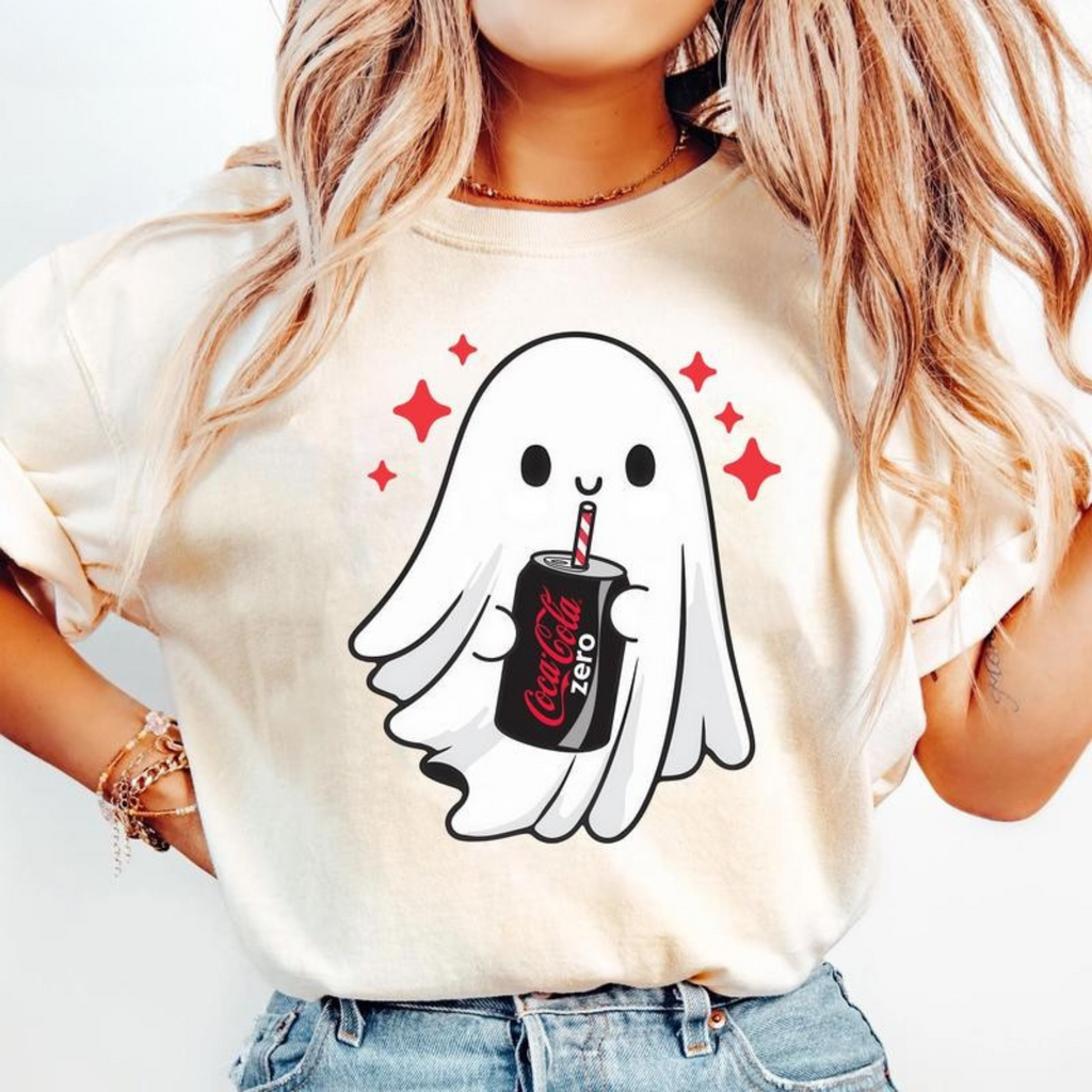Spooky Ghost Halloween T-Shirt – Funny Skeleton Graphic Tee