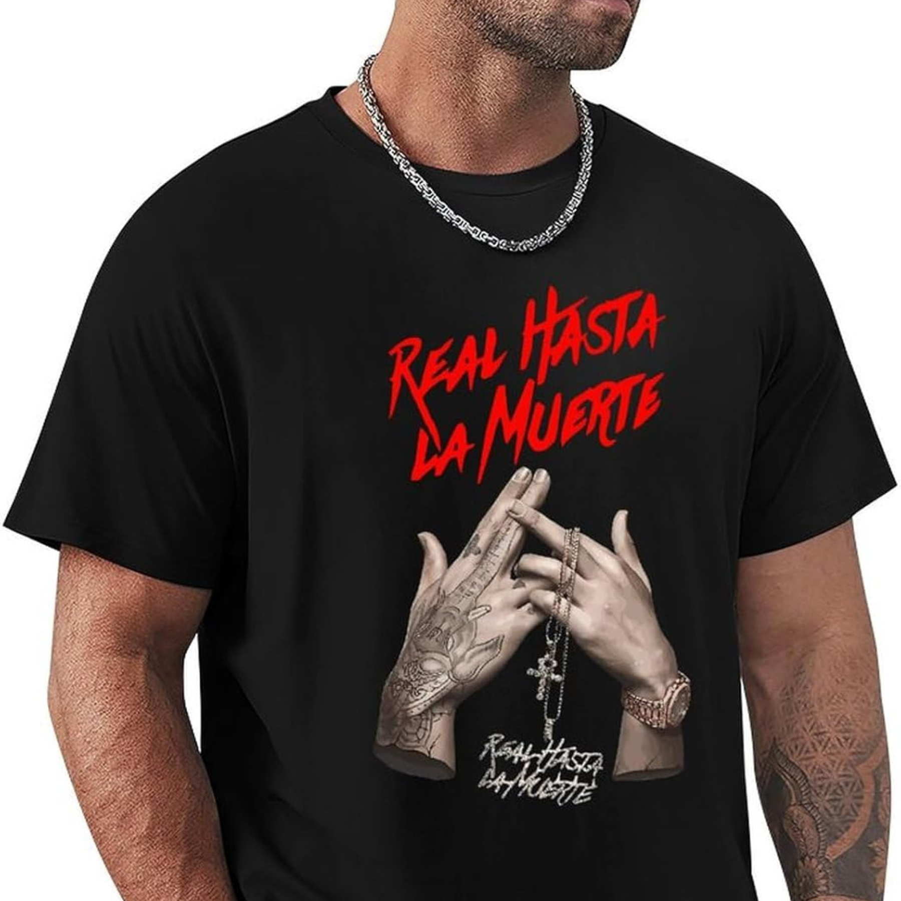 AA Real Hasta La Muerte Fan Shirt - Anuel AA Big Fan Graphic Streetwear Top