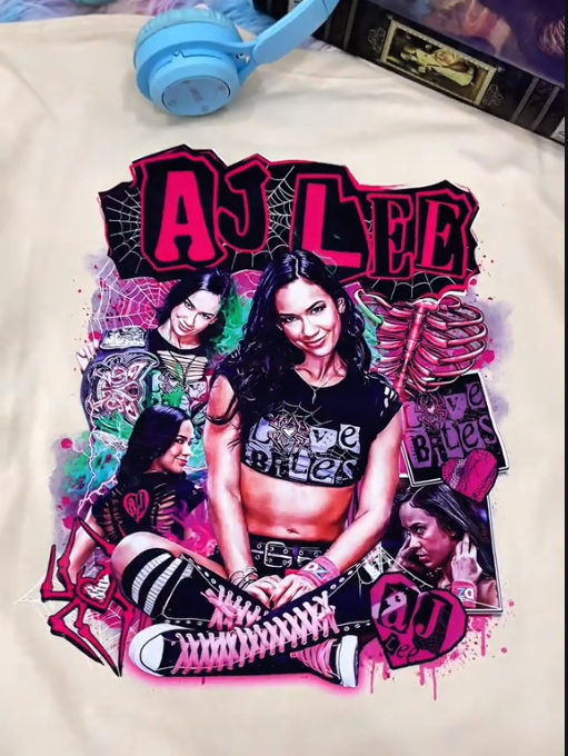 AJ Lee "The Crazy Tour" Vintage Bootleg Shirt – Wrestling Tee, Retro Music Tour T-Shirt
