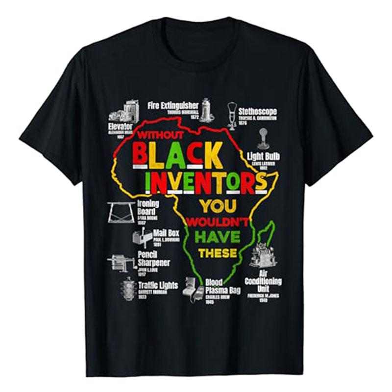 Black Inventors Black History Month T-Shirt – Juneteenth Dashiki Graphic Tee