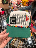 Black & White Arches Pattern Trucker
